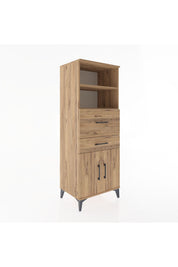 Hyperion Dolap 3 Raflı 2 Çekmeceli 2 Kapaklı 60x44x163 - S53M060V9B