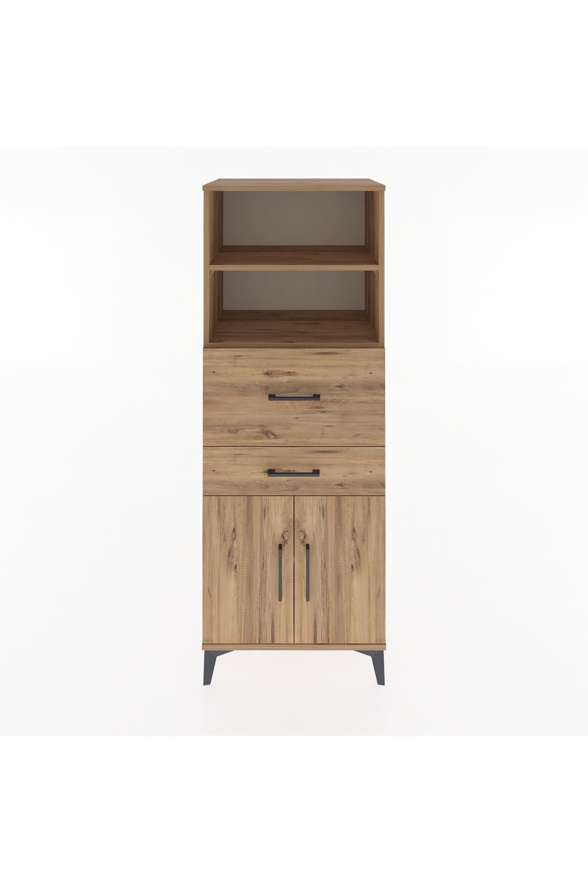 Hyperion Dolap 3 Raflı 2 Çekmeceli 2 Kapaklı 60x44x163 - S53M060V9B
