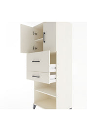 Hyperion Dolap 3 Raflı 2 Çekmeceli 2 Kapaklı 60x44x163 - S53M061V1B