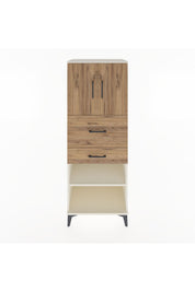 Hyperion Dolap 3 Raflı 2 Çekmeceli 2 Kapaklı 60x44x163 - S53M061V3B