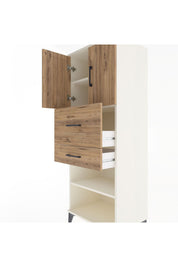 Hyperion Dolap 3 Raflı 2 Çekmeceli 2 Kapaklı 60x44x163 - S53M061V3B