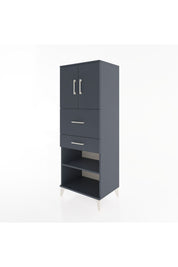 Hyperion Dolap 3 Raflı 2 Çekmeceli 2 Kapaklı 60x44x163 - S53M061V5B