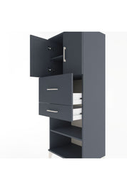 Hyperion Dolap 3 Raflı 2 Çekmeceli 2 Kapaklı 60x44x163 - S53M061V5B