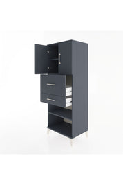 Hyperion Dolap 3 Raflı 2 Çekmeceli 2 Kapaklı 60x44x163 - S53M061V5B