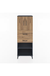Hyperion Dolap 3 Raflı 2 Çekmeceli 2 Kapaklı 60x44x163 - S53M061V6B
