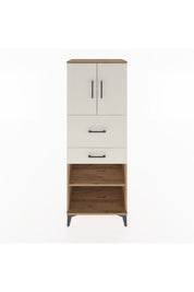 Hyperion Dolap 3 Raflı 2 Çekmeceli 2 Kapaklı 60x44x163 - S53M061V7B