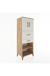 Hyperion Dolap 3 Raflı 2 Çekmeceli 2 Kapaklı 60x44x163 - S53M061V7B