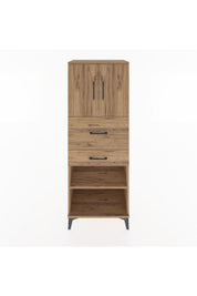 Hyperion Dolap 3 Raflı 2 Çekmeceli 2 Kapaklı 60x44x163 - S53M061V9B