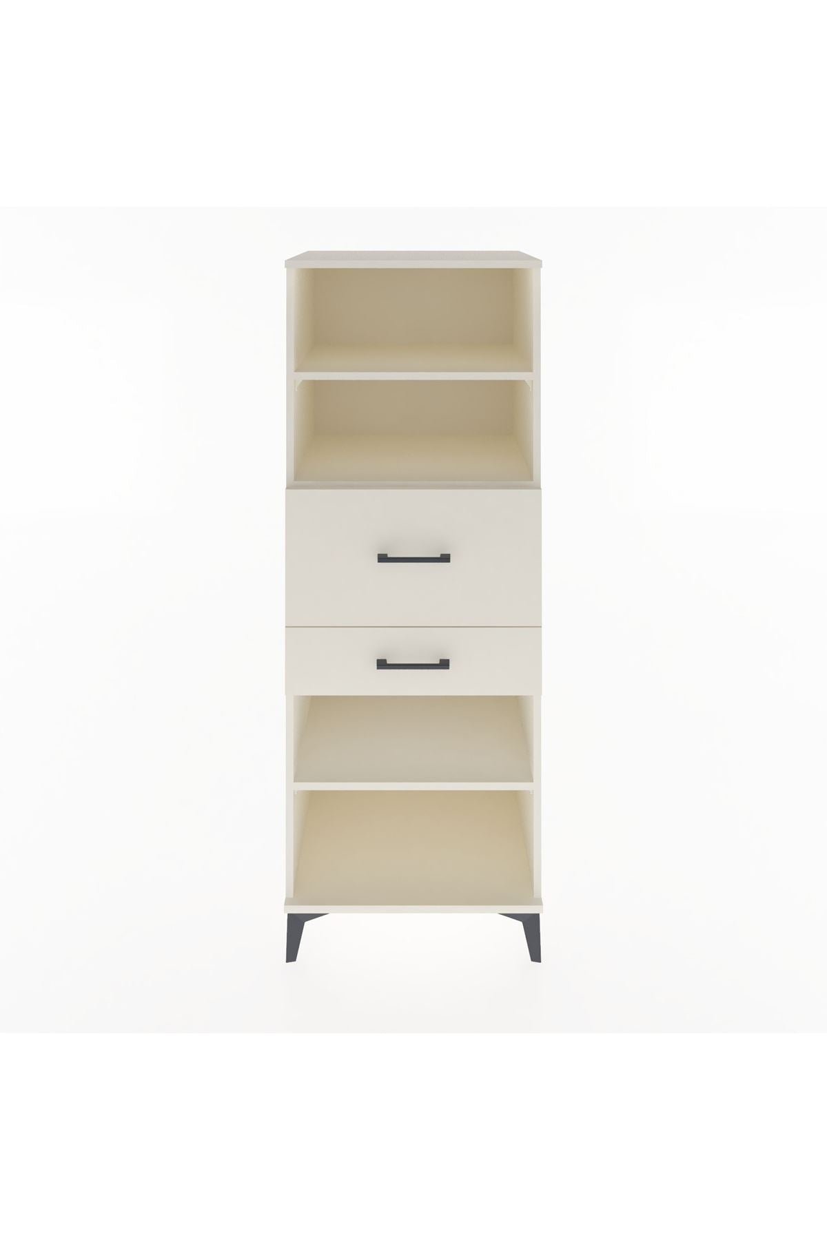 Hyperion Dolap 3 Raflı 2 Çekmeceli 60x44x163 - S53M062V1B