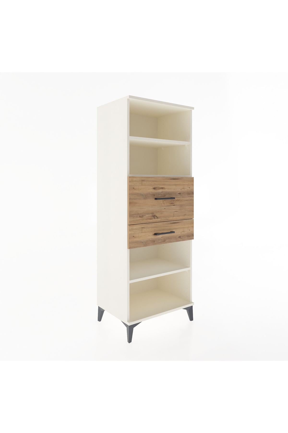 Hyperion Dolap 3 Raflı 2 Çekmeceli 60x44x163 - S53M062V3B