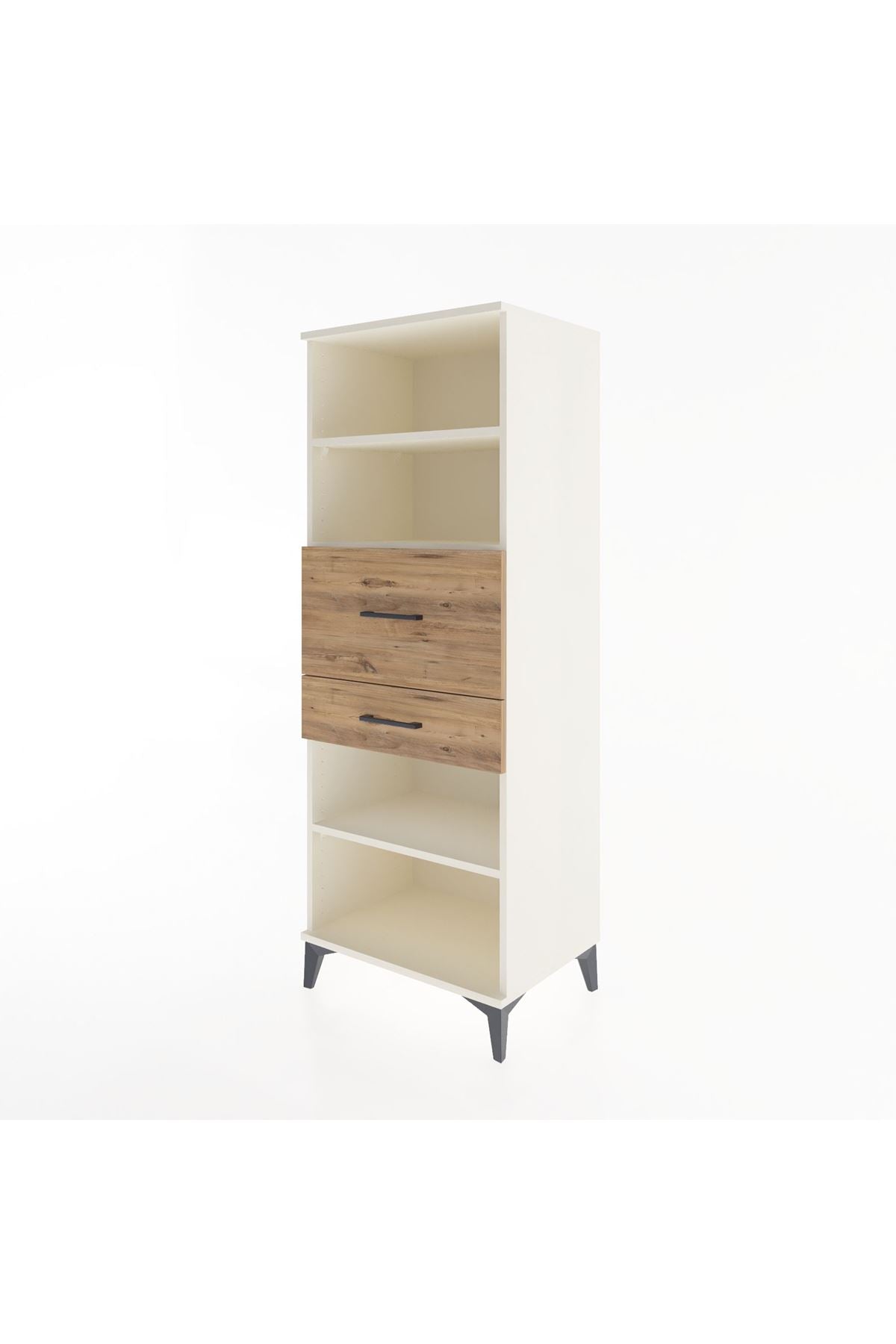 Hyperion Dolap 3 Raflı 2 Çekmeceli 60x44x163 - S53M062V3B