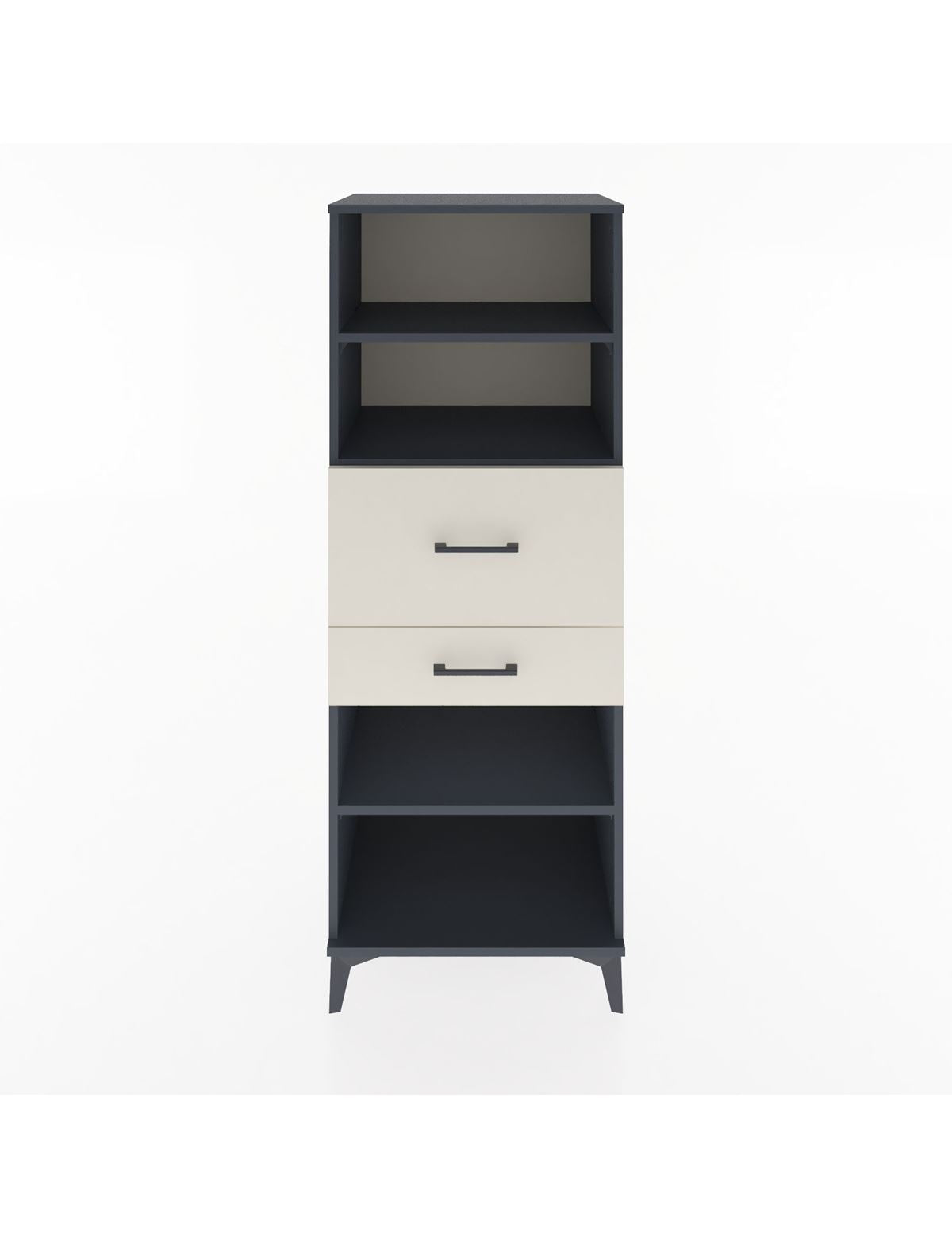 Hyperion Dolap 3 Raflı 2 Çekmeceli 60x44x163 - S53M062V4B