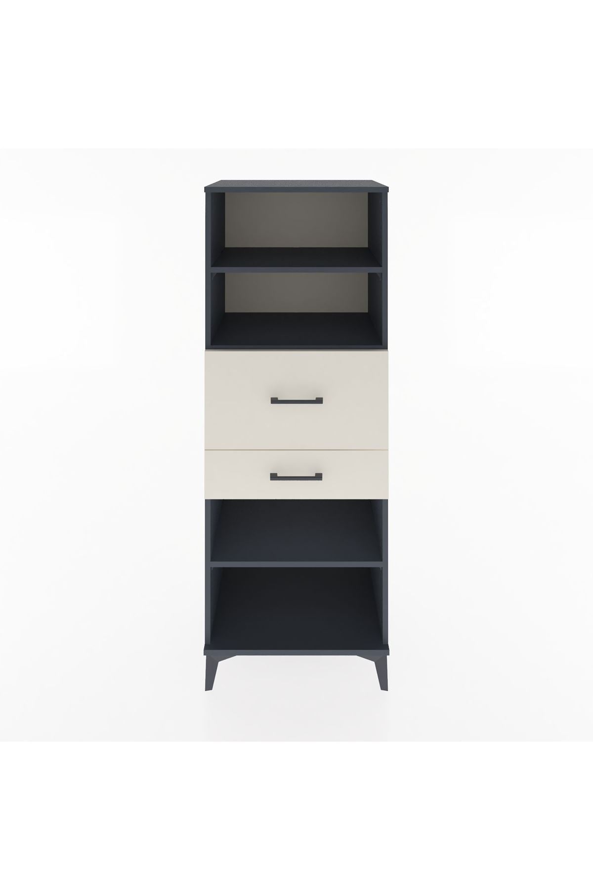 Hyperion Dolap 3 Raflı 2 Çekmeceli 60x44x163 - S53M062V4B