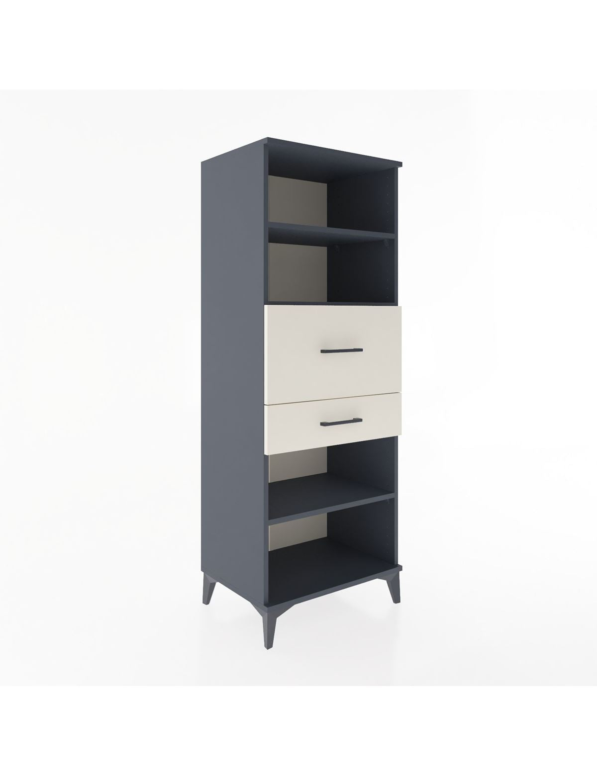 Hyperion Dolap 3 Raflı 2 Çekmeceli 60x44x163 - S53M062V4B