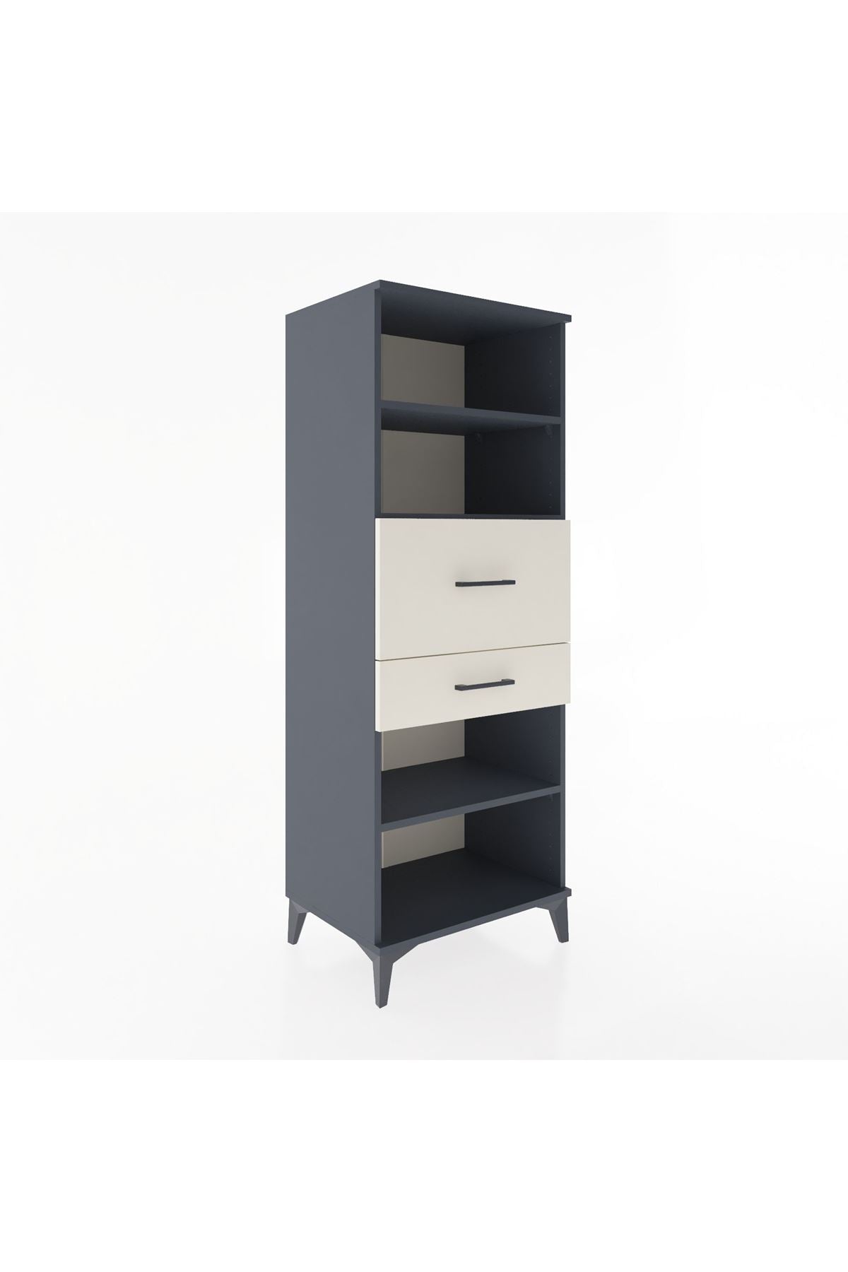 Hyperion Dolap 3 Raflı 2 Çekmeceli 60x44x163 - S53M062V4B