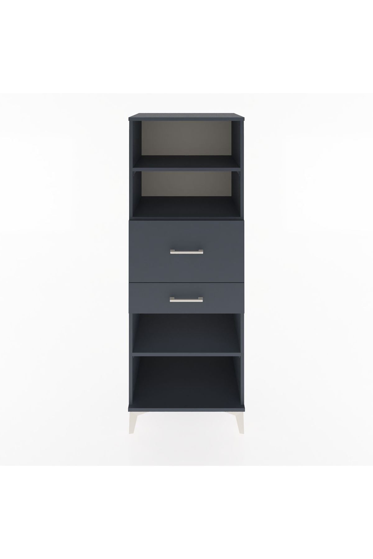 Hyperion Dolap 3 Raflı 2 Çekmeceli 60x44x163 - S53M062V5B