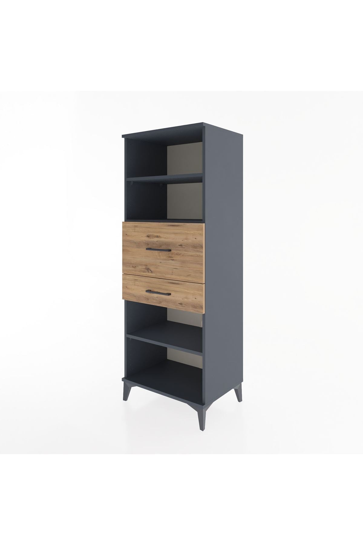 Hyperion Dolap 3 Raflı 2 Çekmeceli 60x44x163 - S53M062V6B