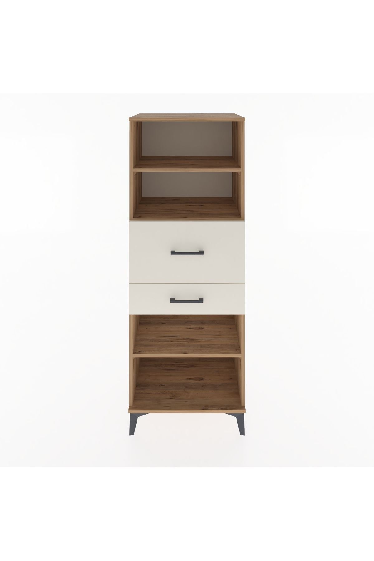 Hyperion Dolap 3 Raflı 2 Çekmeceli 60x44x163 - S53M062V7B