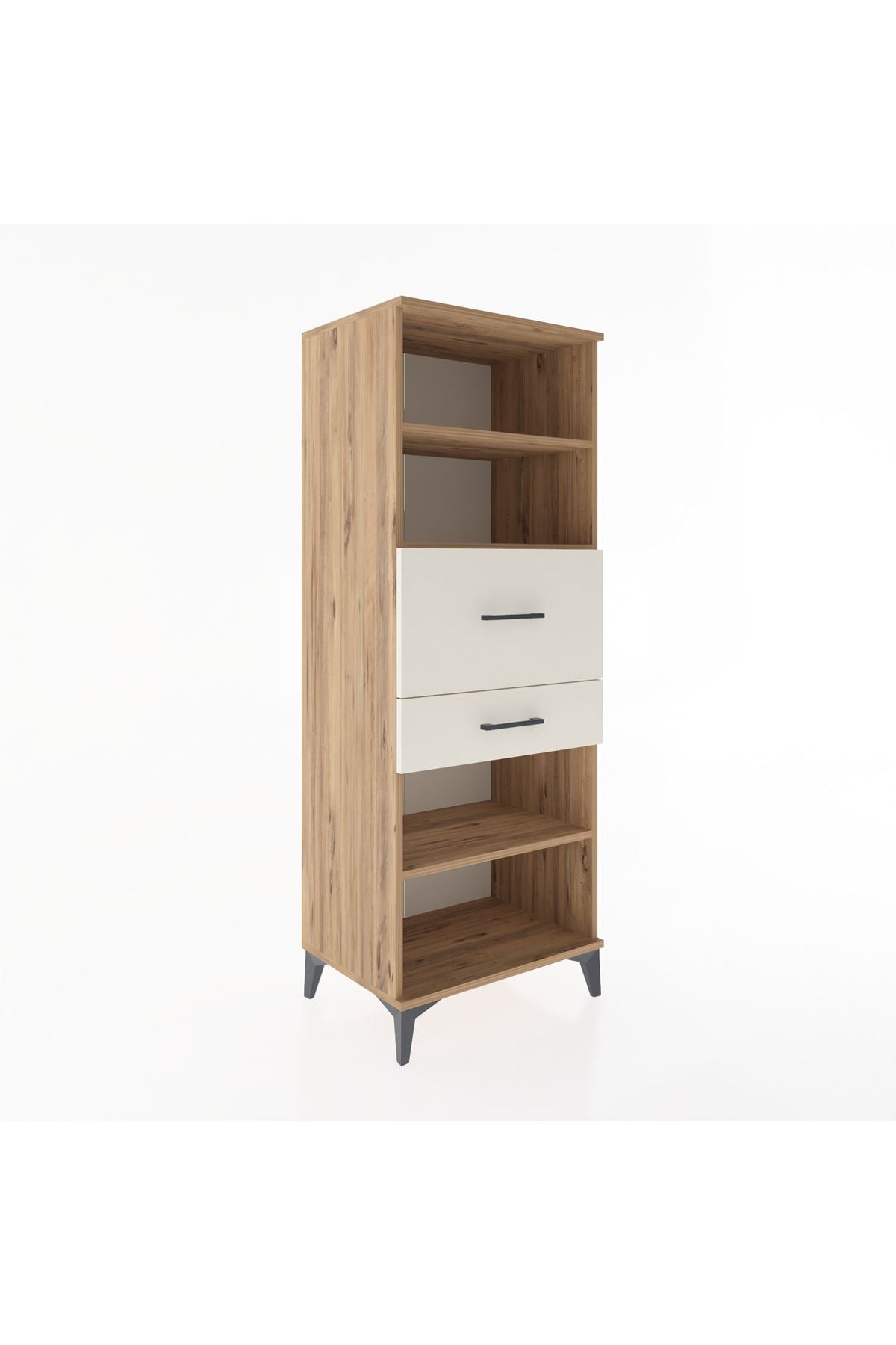 Hyperion Dolap 3 Raflı 2 Çekmeceli 60x44x163 - S53M062V7B