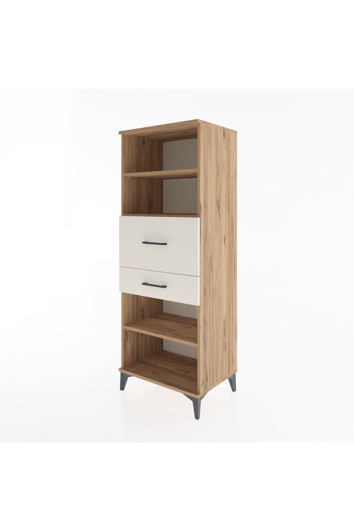 Hyperion Dolap 3 Raflı 2 Çekmeceli 60x44x163 - S53M062V7B