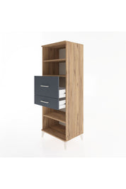 Hyperion Dolap 3 Raflı 2 Çekmeceli 60x44x163 - S53M062V8B