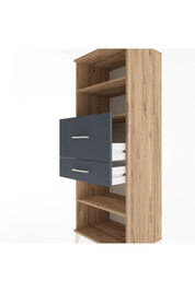 Hyperion Dolap 3 Raflı 2 Çekmeceli 60x44x163 - S53M062V8B