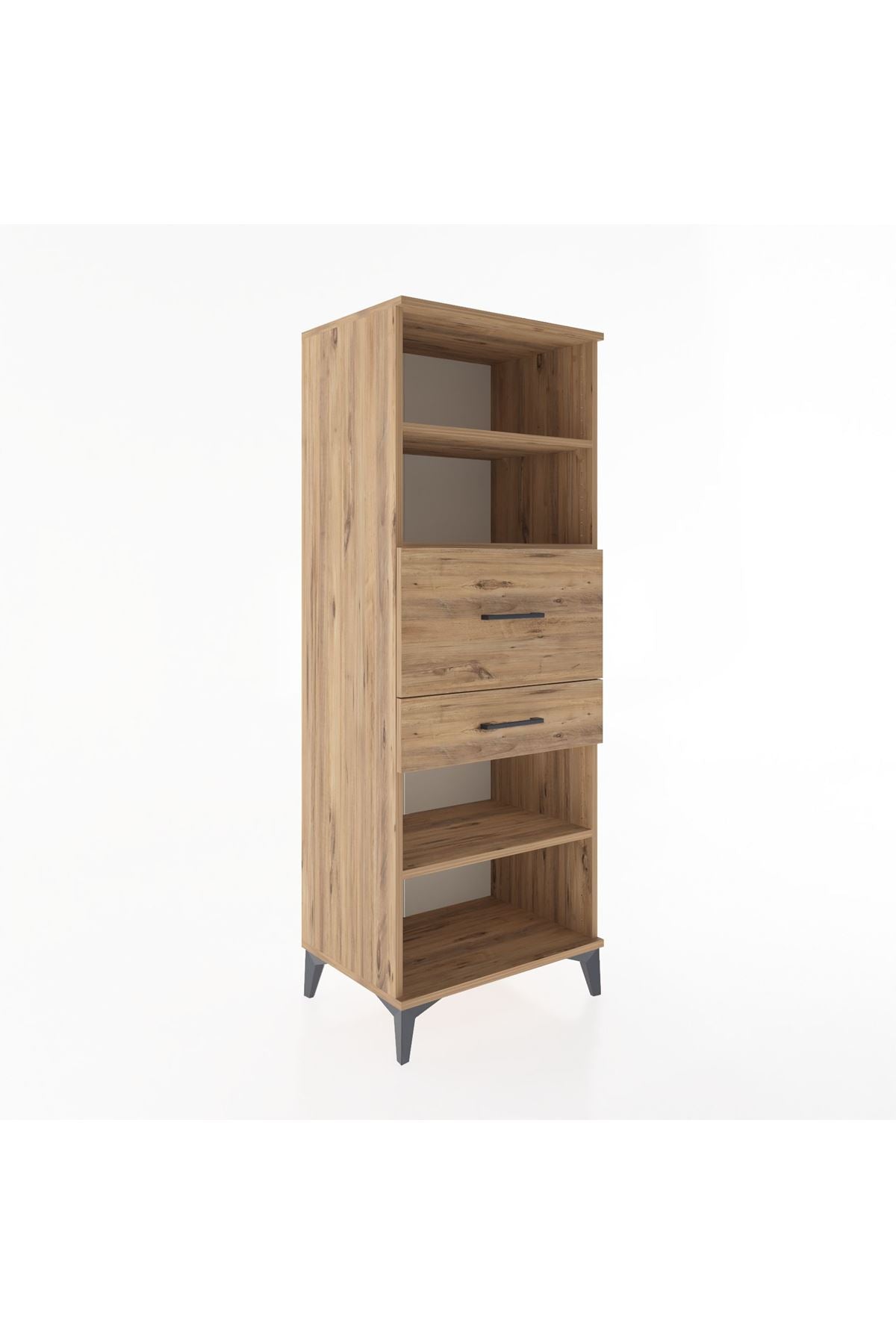 Hyperion Dolap 3 Raflı 2 Çekmeceli 60x44x163 - S53M062V9B