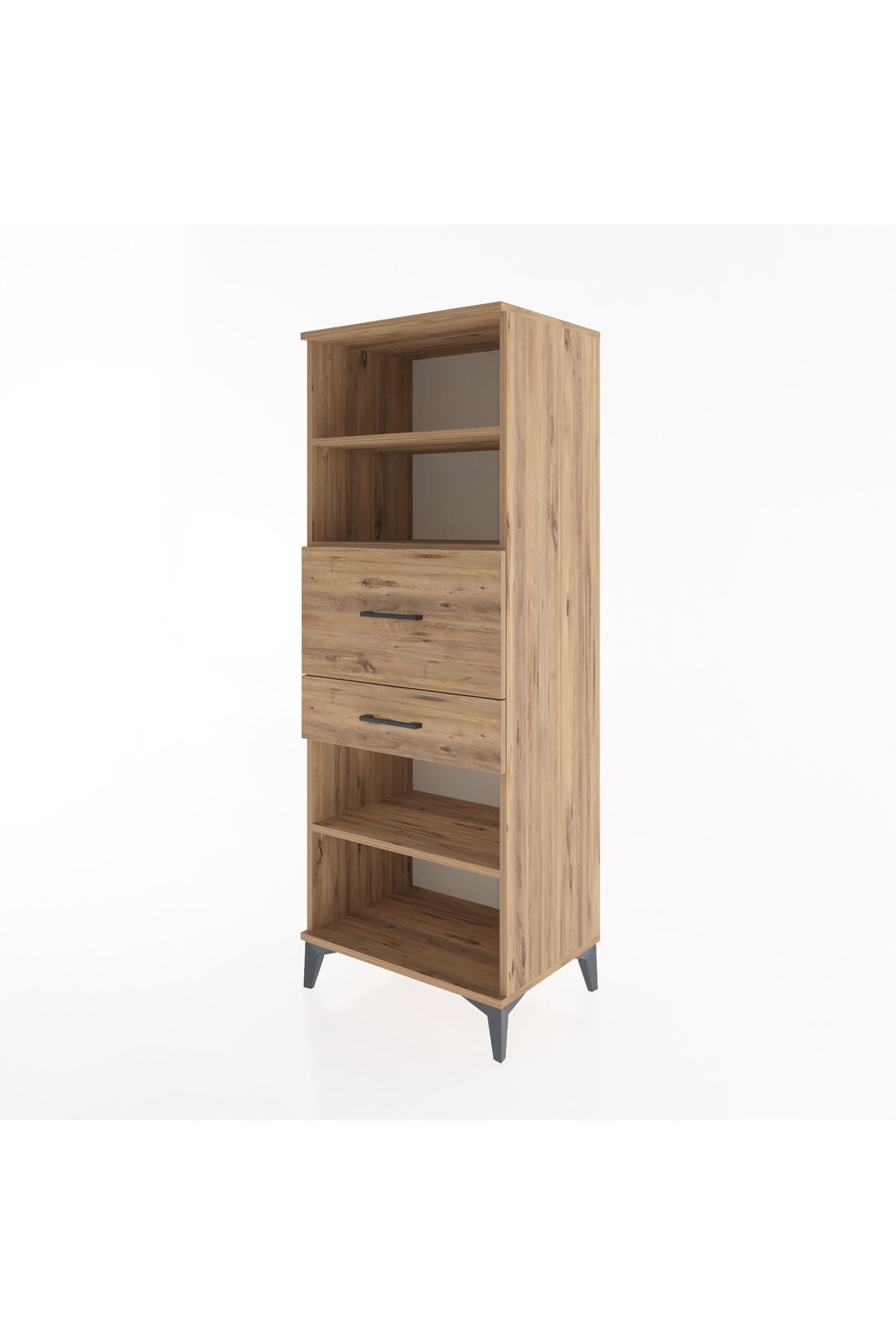 Hyperion Dolap 3 Raflı 2 Çekmeceli 60x44x163 - S53M062V9B
