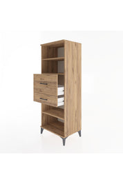 Hyperion Dolap 3 Raflı 2 Çekmeceli 60x44x163 - S53M062V9B