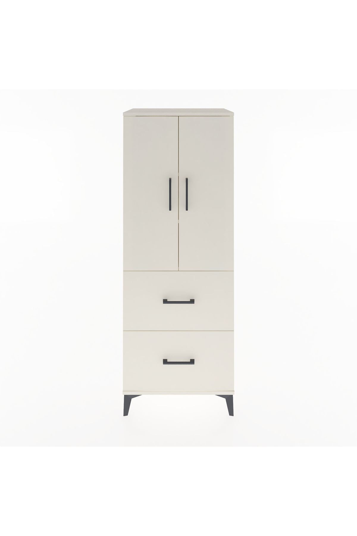 Hyperion Dolap 3 Raflı 2 Çekmeceli 2 Kapaklı 60x44x163 - S53M063V1B