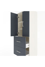 Hyperion Dolap 3 Raflı 2 Çekmeceli 2 Kapaklı 60x44x163 - S53M063V2B