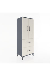 Hyperion Dolap 3 Raflı 2 Çekmeceli 2 Kapaklı 60x44x163 - S53M063V4B