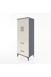 Hyperion Dolap 3 Raflı 2 Çekmeceli 2 Kapaklı 60x44x163 - S53M063V4B