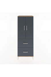 Hyperion Dolap 3 Raflı 2 Çekmeceli 2 Kapaklı 60x44x163 - S53M063V8B