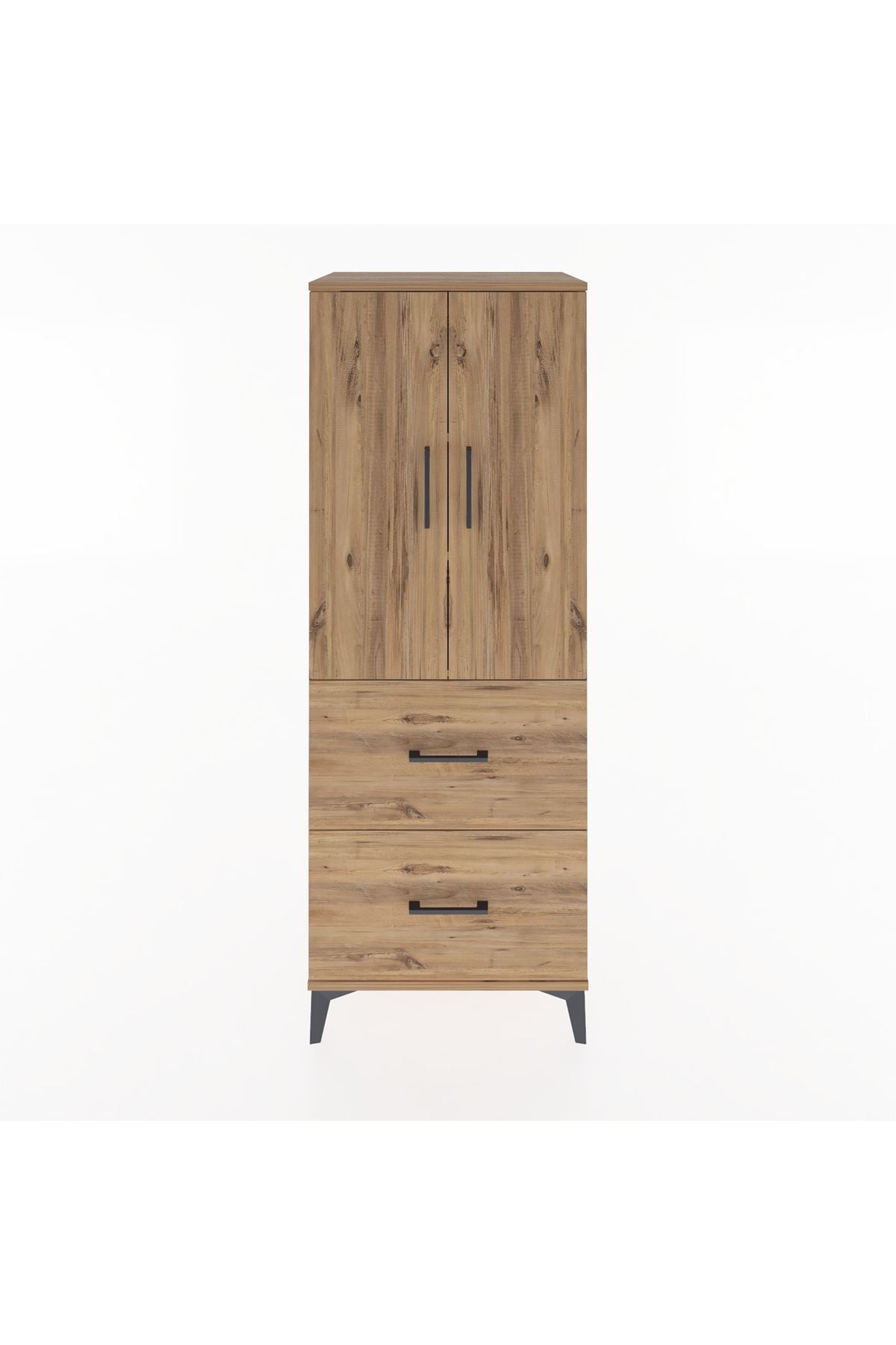 Hyperion Dolap 3 Raflı 2 Çekmeceli 2 Kapaklı 60x44x163 - S53M063V9B
