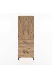 Hyperion Dolap 3 Raflı 2 Çekmeceli 2 Kapaklı 60x44x163 - S53M063V9B