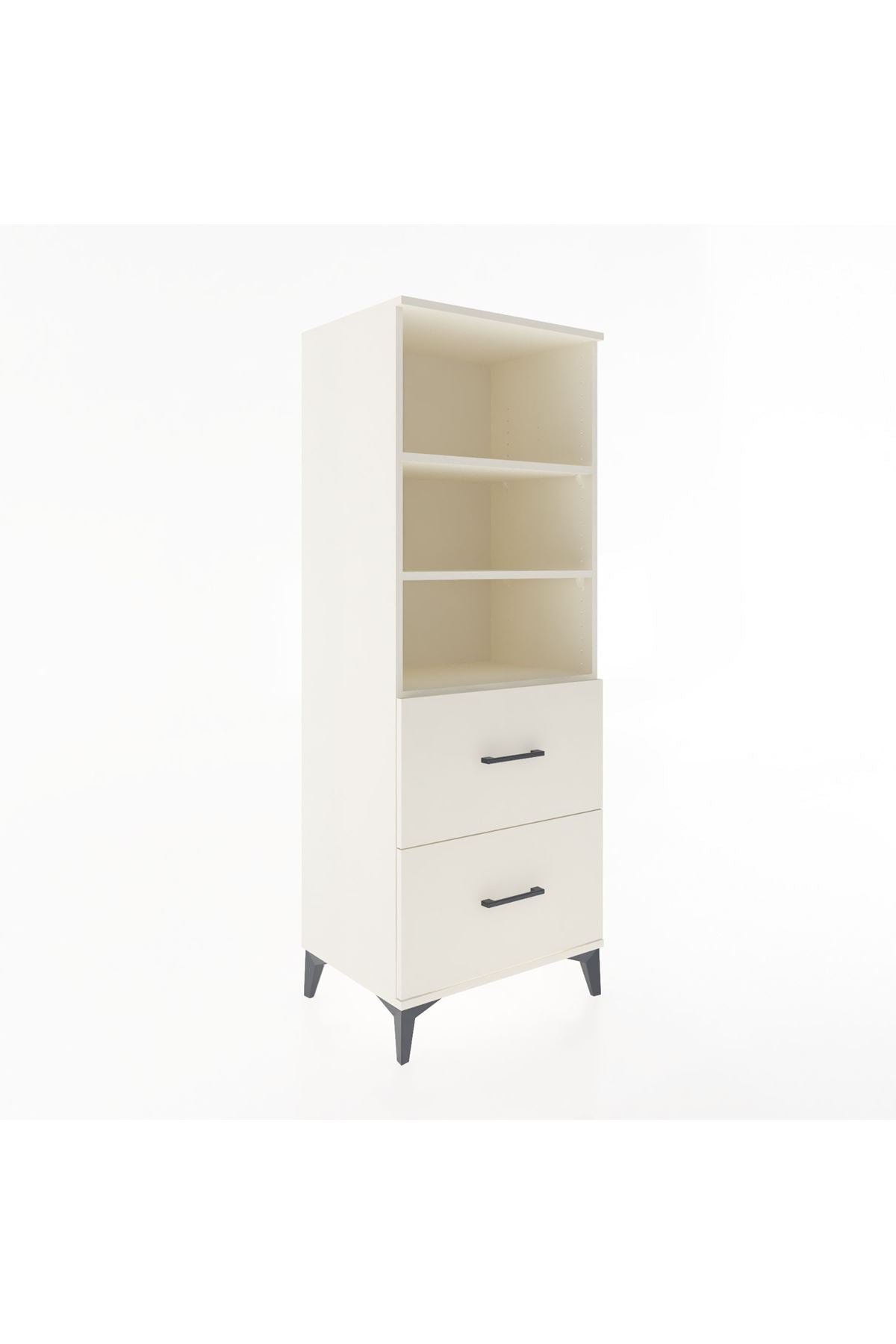 Hyperion Dolap 3 Raflı 2 Çekmeceli 60x44x163 - S53M064V1B