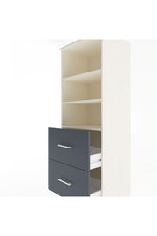 Hyperion Dolap 3 Raflı 2 Çekmeceli 60x44x163 - S53M064V2B