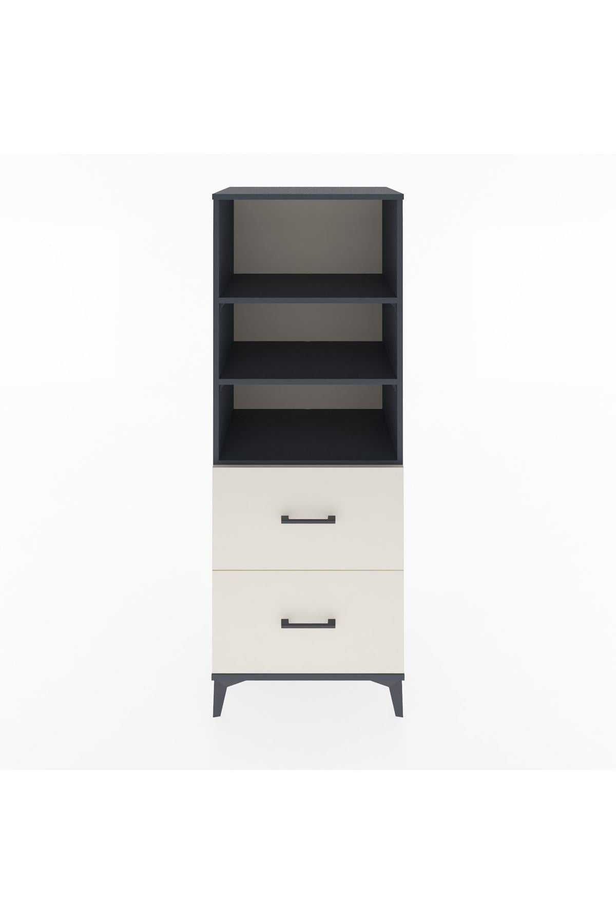 Hyperion Dolap 3 Raflı 2 Çekmeceli 60x44x163 - S53M064V4B