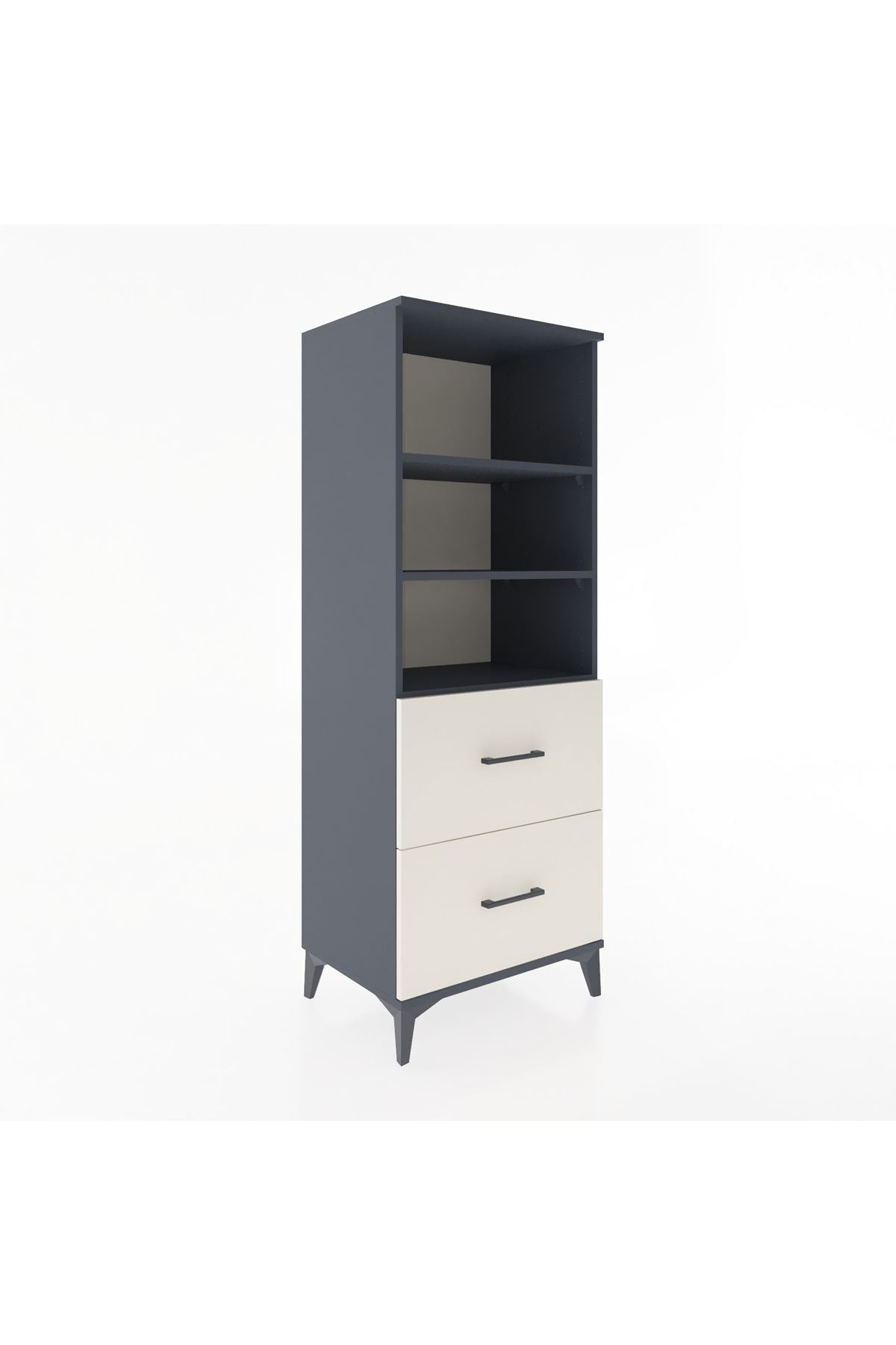 Hyperion Dolap 3 Raflı 2 Çekmeceli 60x44x163 - S53M064V4B