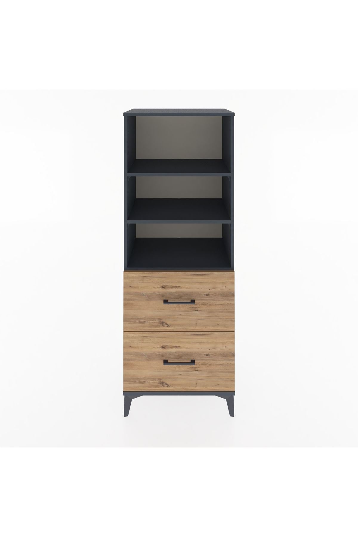 Hyperion Dolap 3 Raflı 2 Çekmeceli 60x44x163 - S53M064V6B