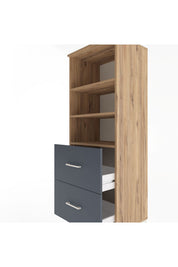 Hyperion Dolap 3 Raflı 2 Çekmeceli 60x44x163 - S53M064V8B