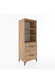 Hyperion Dolap 3 Raflı 2 Çekmeceli 60x44x163 - S53M064V9B