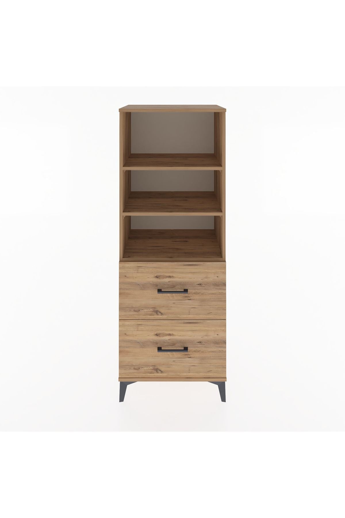 Hyperion Dolap 3 Raflı 2 Çekmeceli 60x44x163 - S53M064V9B