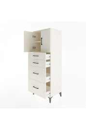Hyperion Dolap 2 Raflı 4 Çekmeceli 2 Kapaklı 60x44x163 - S53M065V1B