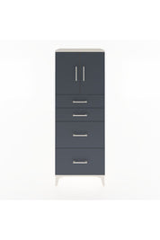 Hyperion Dolap 2 Raflı 4 Çekmeceli 2 Kapaklı 60x44x163 - S53M065V2B