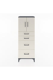 Hyperion Dolap 2 Raflı 4 Çekmeceli 2 Kapaklı 60x44x163 - S53M065V4B
