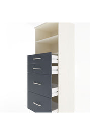 Hyperion Dolap 2 Raflı 4 Çekmeceli 60x44x163 - S53M066V2B