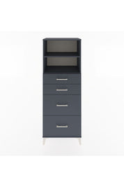 Hyperion Dolap 2 Raflı 4 Çekmeceli 60x44x163 - S53M066V5B