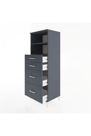 Hyperion Dolap 2 Raflı 4 Çekmeceli 60x44x163 - S53M066V5B